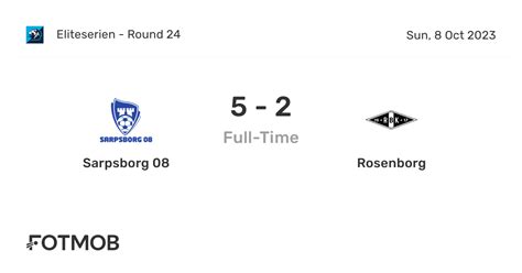sarpsborg 08 vs rosenborg